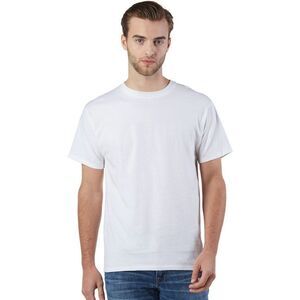 CP10 Hanes Champion Adult Ringspun Cotton Short Sleeve T-Shirt - White - XL